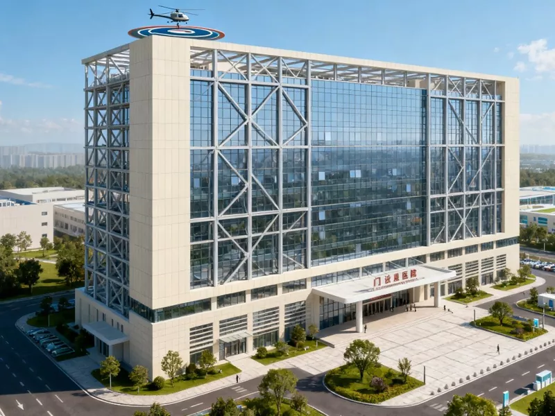 Visoka montažna metalna bolnička zgrada