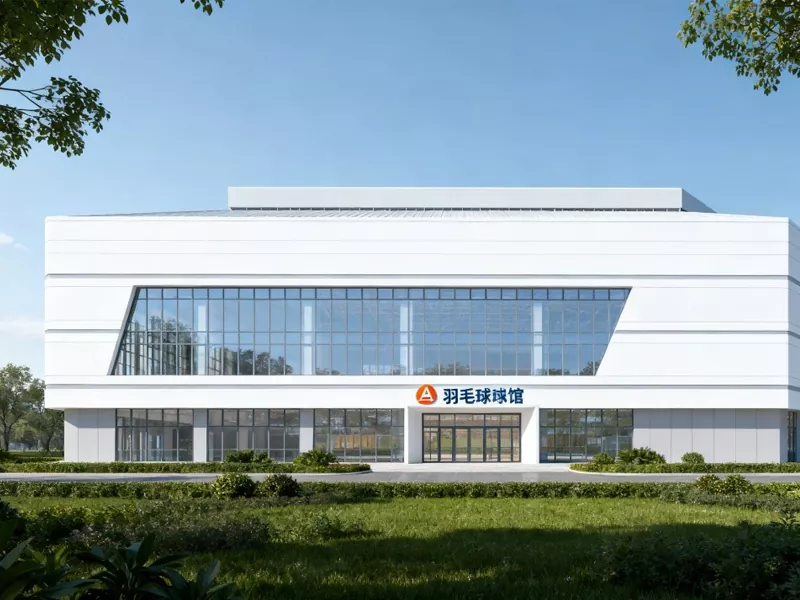 Dvorana za badminton čelične konstrukcije